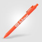 Vue 21 de Stylo Bloom Essentials rétractable en plastique recyclé au toucher doux