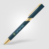 Vue 10 de Stylo Aurelia avec finitions dorées en plastique recyclé