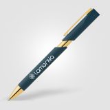 Vue 11 de Stylo Aurelia avec finitions dorées en plastique recyclé