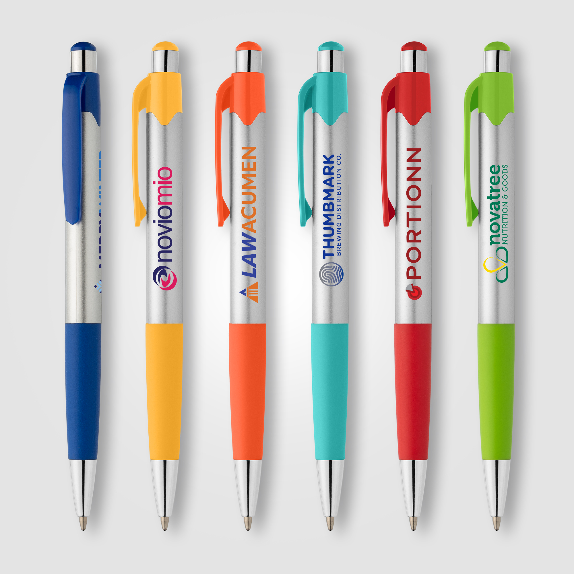 Stylo Smoothy Essentials en plastique recyclé avec grip coloré