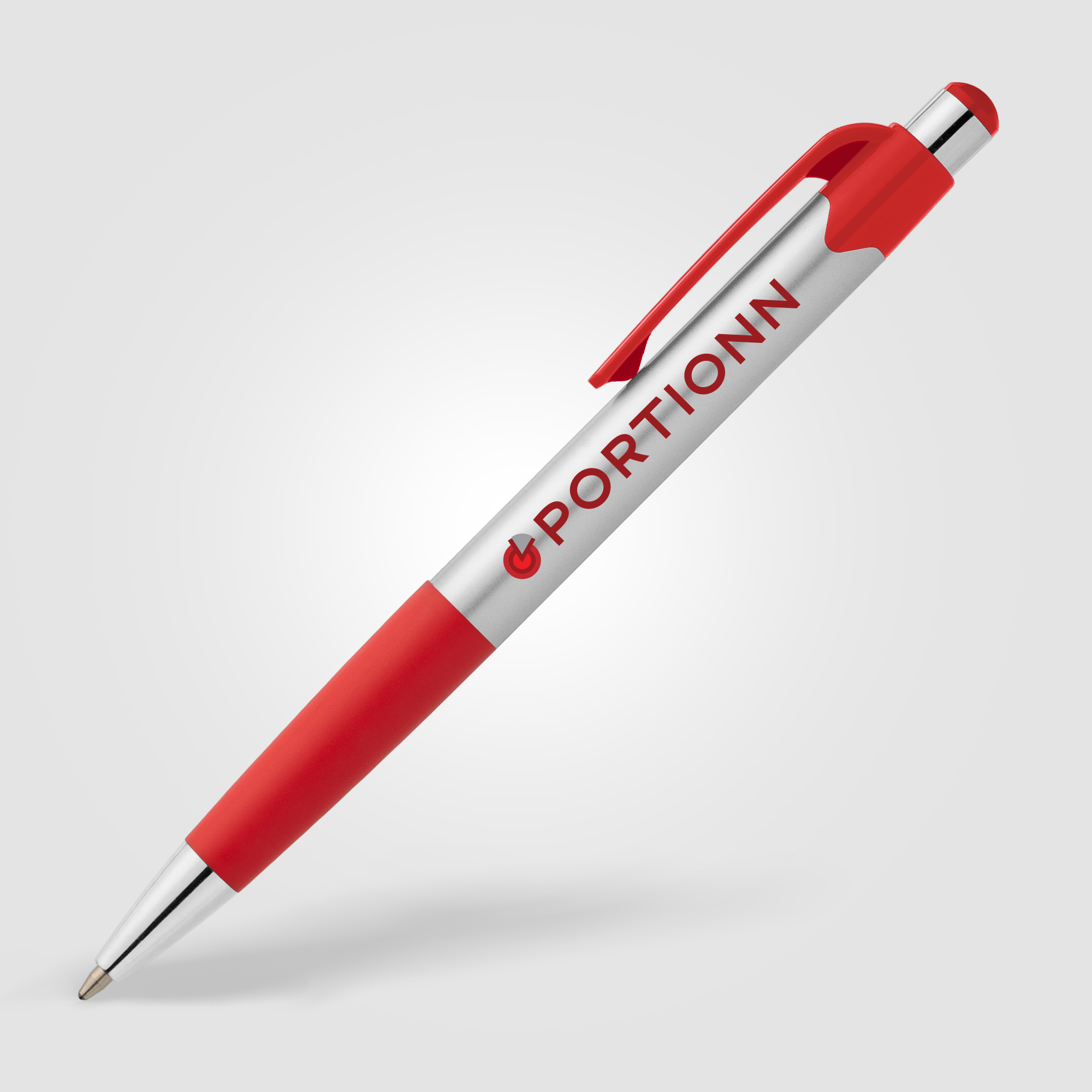 Stylo Smoothy Essentials en plastique recyclé avec grip coloré