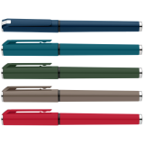 Vue 4 de Stylo gel monochrome Islander en plastique recyclé
