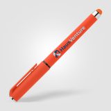 Vue 16 de Stylo gel Islander Essentials en plastique recyclé avec grip coloré