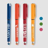 Vue 6 de Stylo gel Islander Essentials en plastique recyclé avec grip coloré