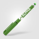 Vue 10 de Stylo gel Islander Essentials en plastique recyclé avec grip coloré