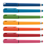 Vue 7 de Stylo gel Islander Essentials en plastique recyclé avec grip coloré