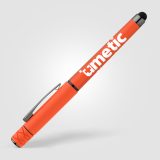 Vue 14 de Stylo Tavi en plastique recyclé avec stylet et fidget spinner à encre gel