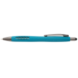 Vue 11 de Stylo Avalon en plastique recyclé avec finition pierre et stylet