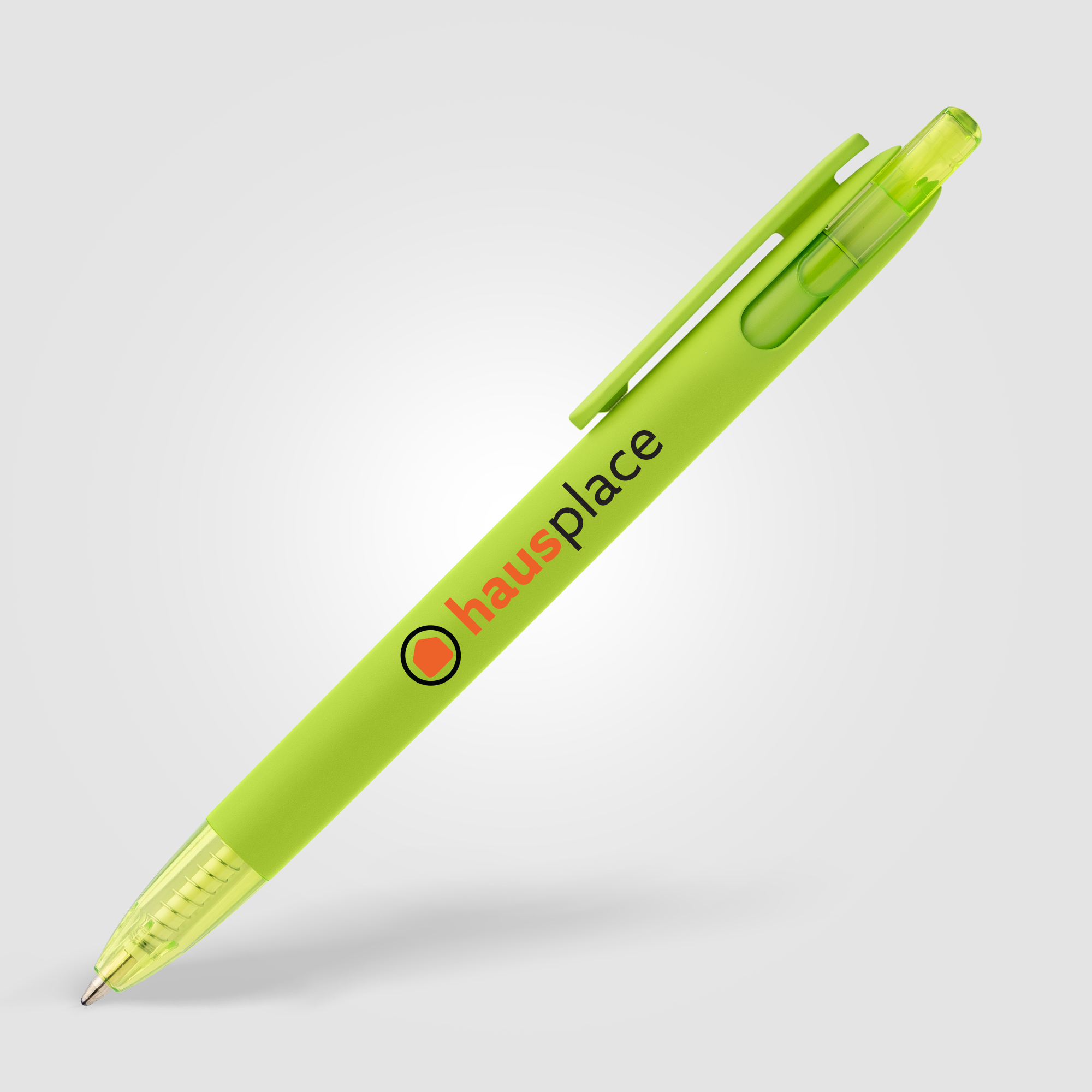 Stylo Jutta Essentials en plastique recyclé avec détails transparents
