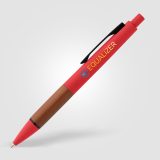 Vue 13 de Stylo Tide en plastique recyclé avec grip en bois