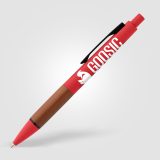 Vue 14 de Stylo Tide en plastique recyclé avec grip en bois
