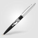 Vue 9 de Stylo Natori en plastique recyclé avec finition chromée