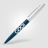 Vue 15 de Stylo Natori en plastique recyclé avec finition chromée