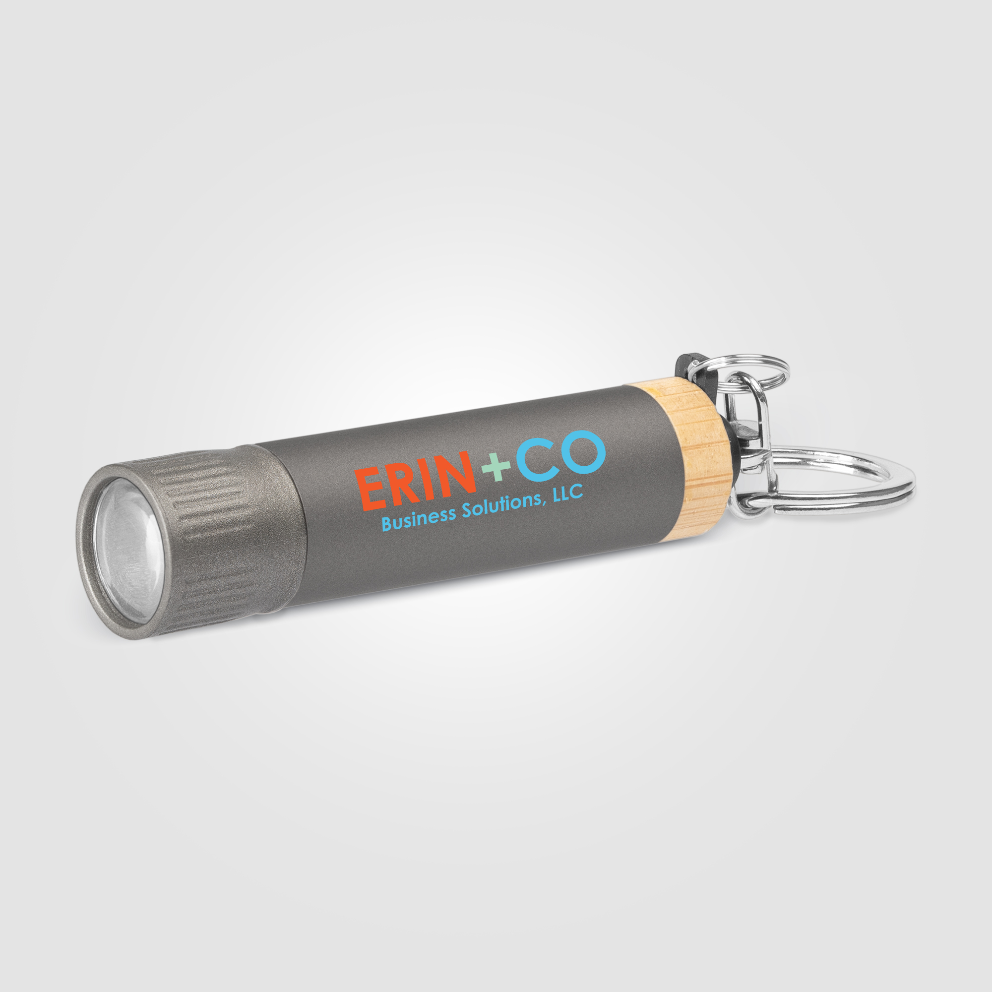 Lampe de poche porte-clés Reborn en aluminium recyclé