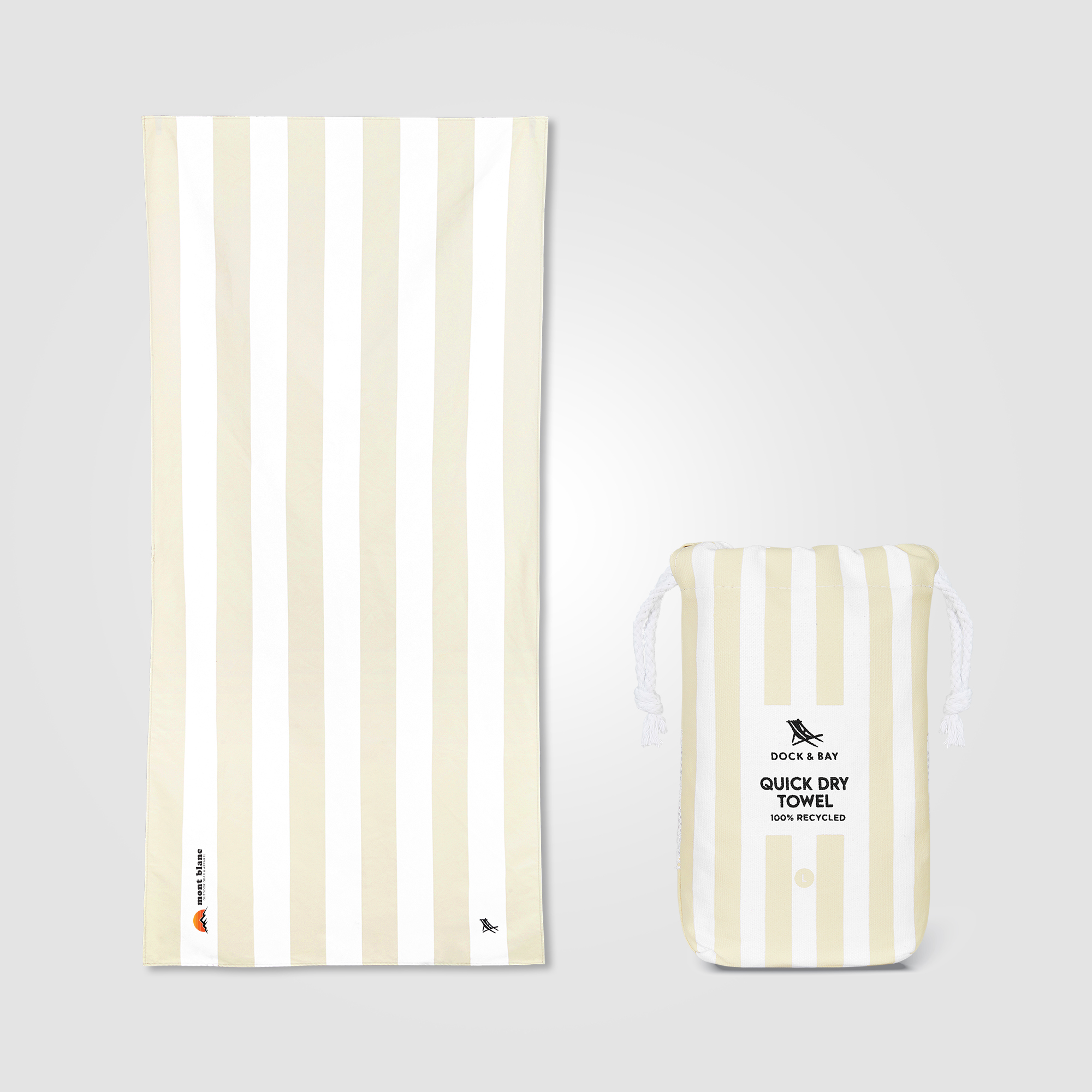 Serviette Dock & Bay© en tissu à séchage rapide – 160 × 90 cm