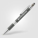 Vue 11 de Stylo Adorn en aluminium recyclé avec finition chromée et stylet