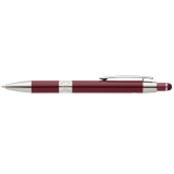 Vue 18 de Stylo Adorn en aluminium recyclé avec finition chromée et stylet
