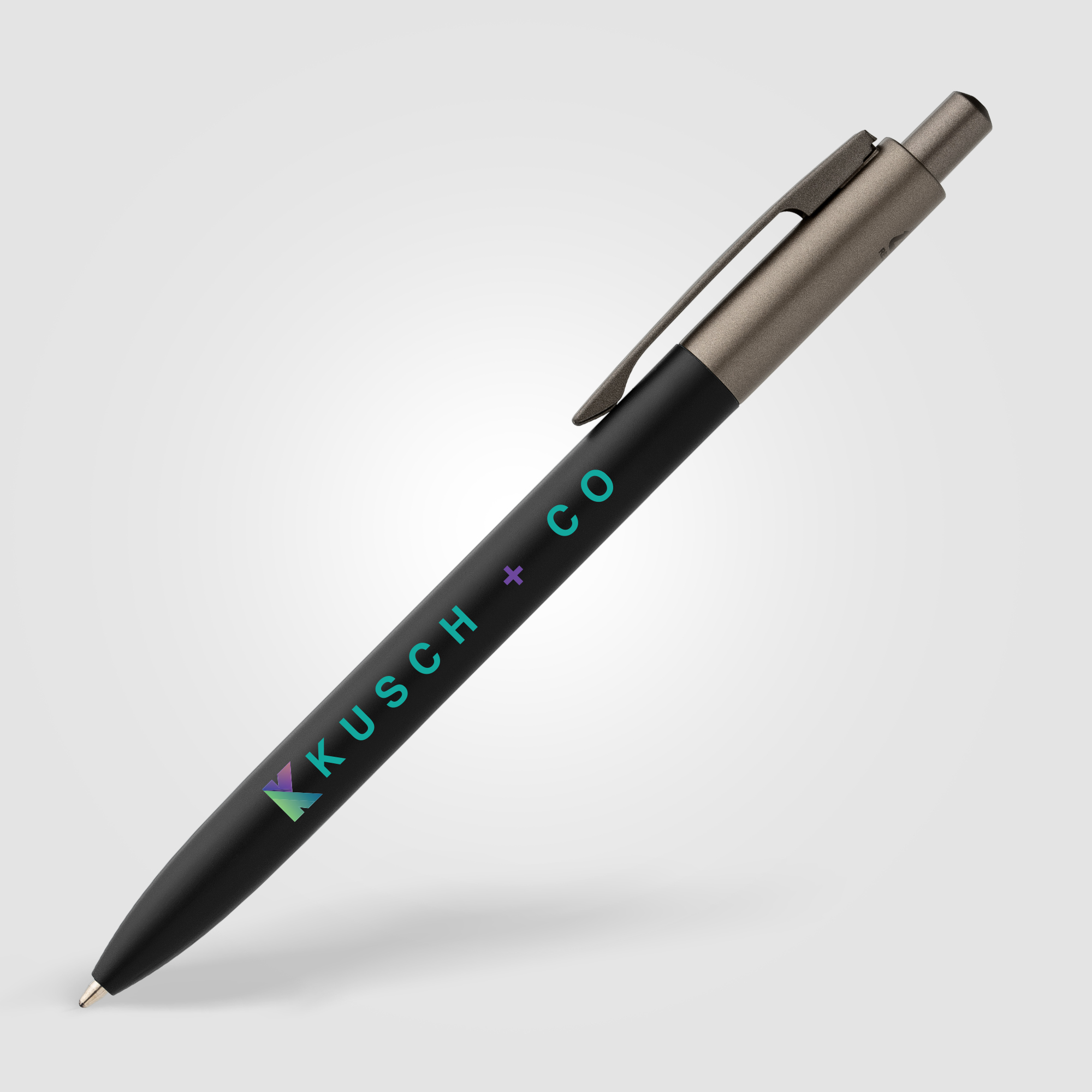 Stylo Koro en aluminium recyclé avec finition métal canon de fusil