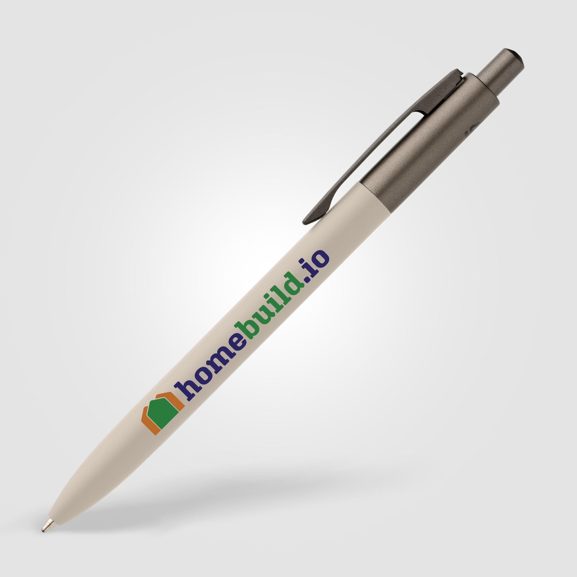 Stylo Koro en aluminium recyclé avec finition métal canon de fusil