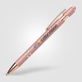 Vue 17 de Stylo Prince Softy Rose Gold Métallique avec Stylet