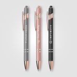 Vue 8 de Stylo Prince Softy Rose Gold Métallique avec Stylet