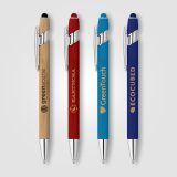 Vue 2 de Stylo stylet Prince Bamboo