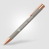 Vue 2 de Stylo Crosby Softy Rose Gold