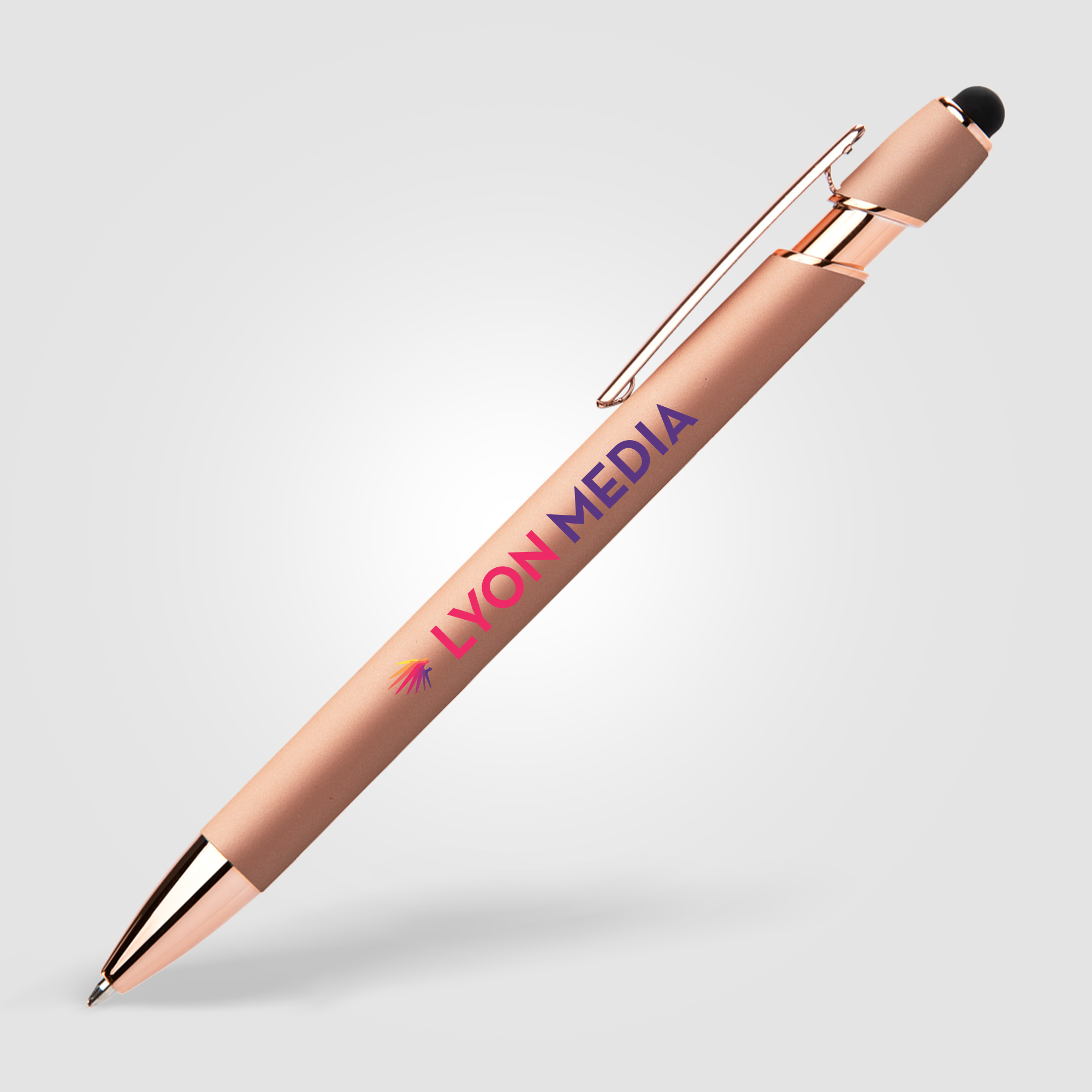 Prince Softy Rose Gold Stylo Gel avec Stylet