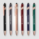 Vue 24 de Prince Softy Rose Gold Stylo Gel avec Stylet