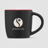 Vue 19 de Mug Zanzibar en céramique ColourPop noir – 355 ml