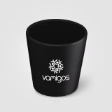 Vue 5 de Trieste - Tasse en céramique mate de 180 ml