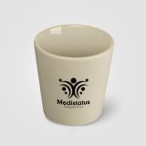 Vue 7 de Trieste - Tasse en céramique mate de 180 ml