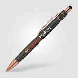 Vue 2 de Orbit Spinner Stylo Métal avec Stylet