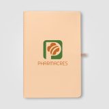Vue 4 de Carnet Monolith en papier minéral soft-touch – A5
