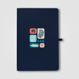 Vue 16 de Carnet Monolith en papier minéral soft-touch – A5
