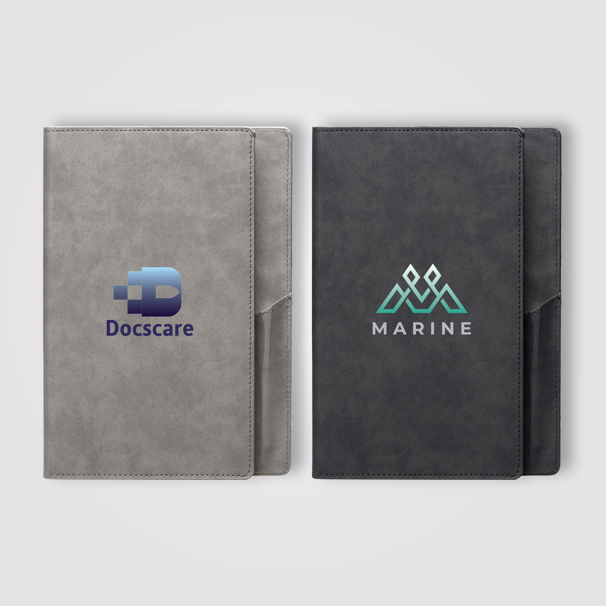 Journal Memento en PU à texture suédée – A5