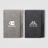 Vue 7 de Journal Memento en PU à texture suédée – A5