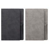 Vue 5 de Journal Memento en PU à texture suédée – A5