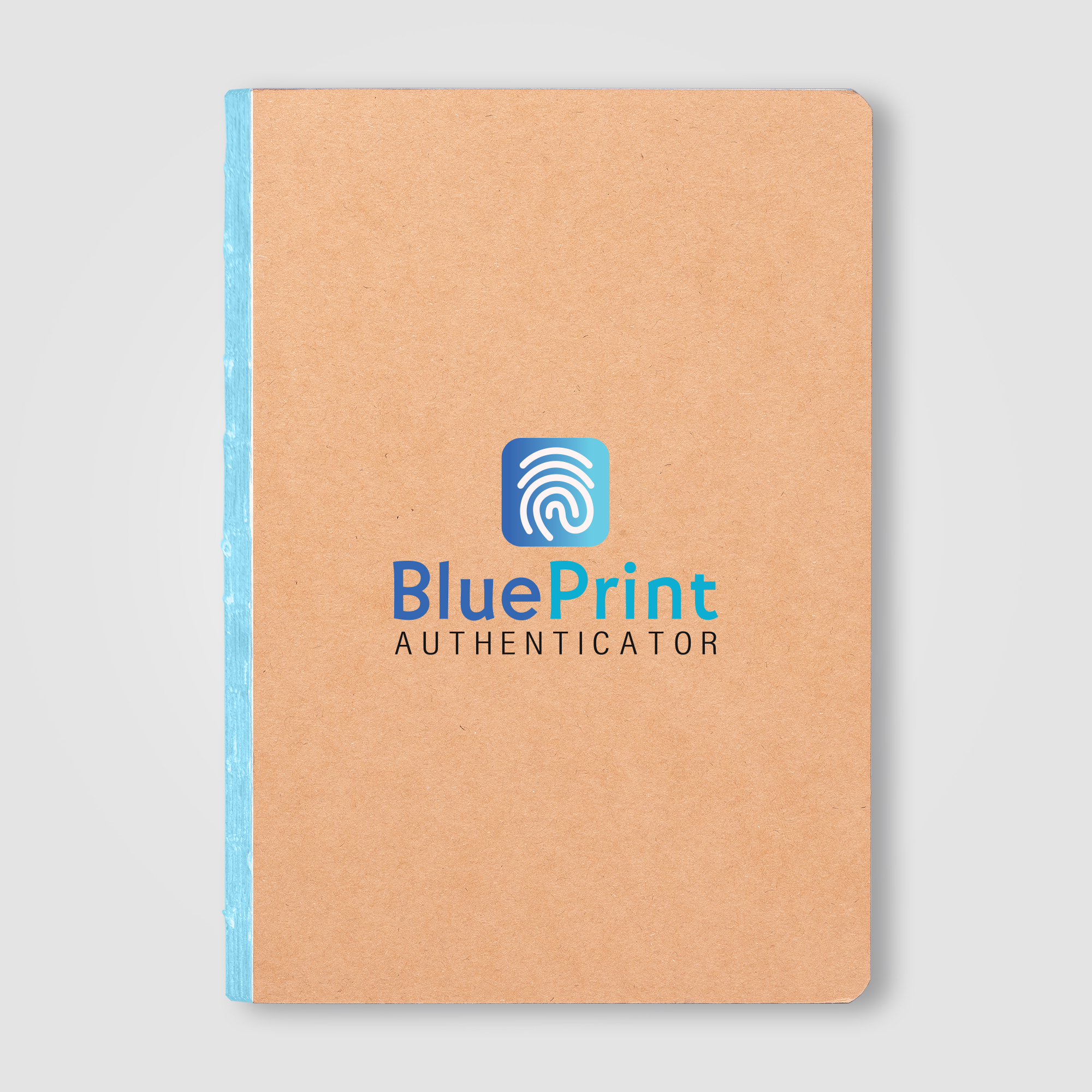 Carnet Romy Essentials à couverture kraft avec bordure de pages colorée – A5