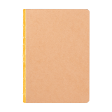 Vue 13 de Carnet Romy Essentials à couverture kraft avec bordure de pages colorée – A5