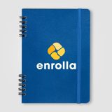 Vue 1 de Carnet à spirale Jora Essentials – A5