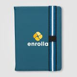 Vue 10 de Journal rechargeable Newport en PU recyclé à motif chevron – A5