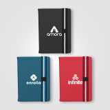 Vue 6 de Journal rechargeable Newport en PU recyclé à motif chevron – A5