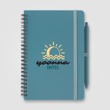 Vue 16 de Höga Repreve® Bloc-notes à spirale - A5