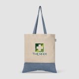 Vue 13 de Quebec - Sac fourre-tout en coton recyclé bicolore 140 gsm