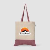Vue 9 de Quebec - Sac fourre-tout en coton recyclé bicolore 140 gsm