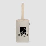Vue 2 de Sac à vin en coton recyclé de 225 gsm