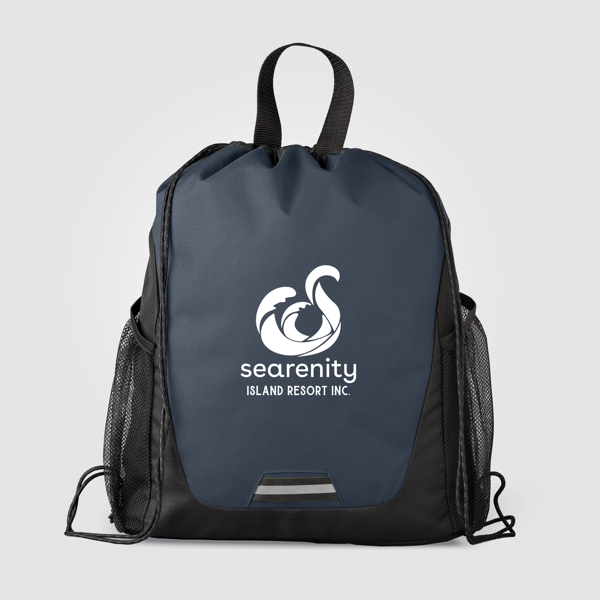 Sac Jotun à cordon avec poches en polyester recyclé - 10 L