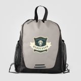 Vue 2 de Sac Jotun à cordon avec poches en polyester recyclé - 10 L