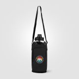 Vue 7 de Sac porte-bouteille Malmö en PU recyclé avec poche zippée – 1,77 L